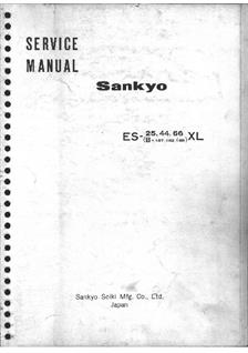Sankyo ES 44 manual. Camera Instructions.